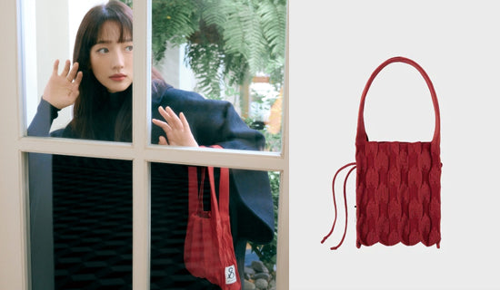 【女優 ピョ・イェジン】「marie claire 12月号」Lucky Pleats Knit S Pretzel Mars Brick