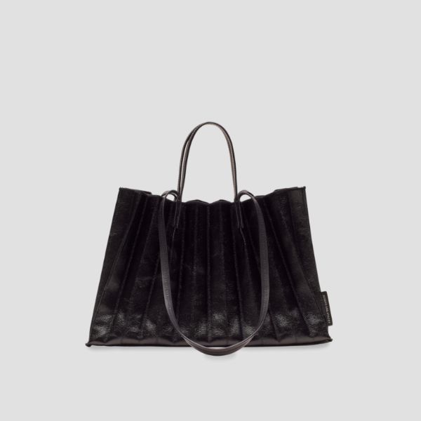 ラッキープリーツキャンバスコーテッド(L) マットブラック