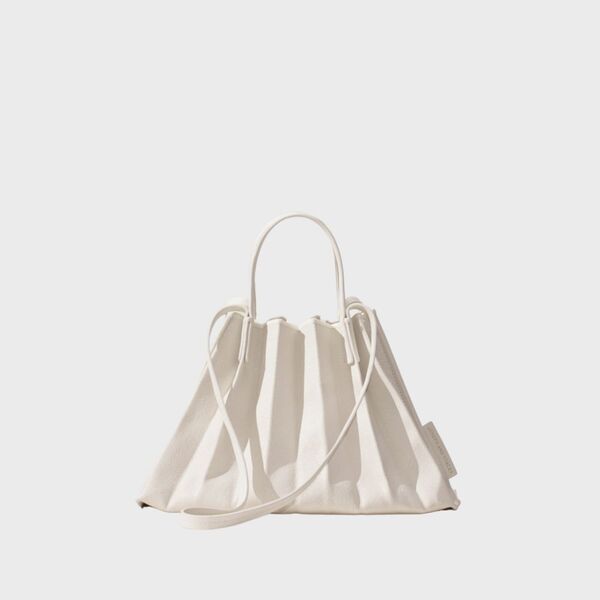 ラッキープリーツキャンバスコーテッド(S) クリーム