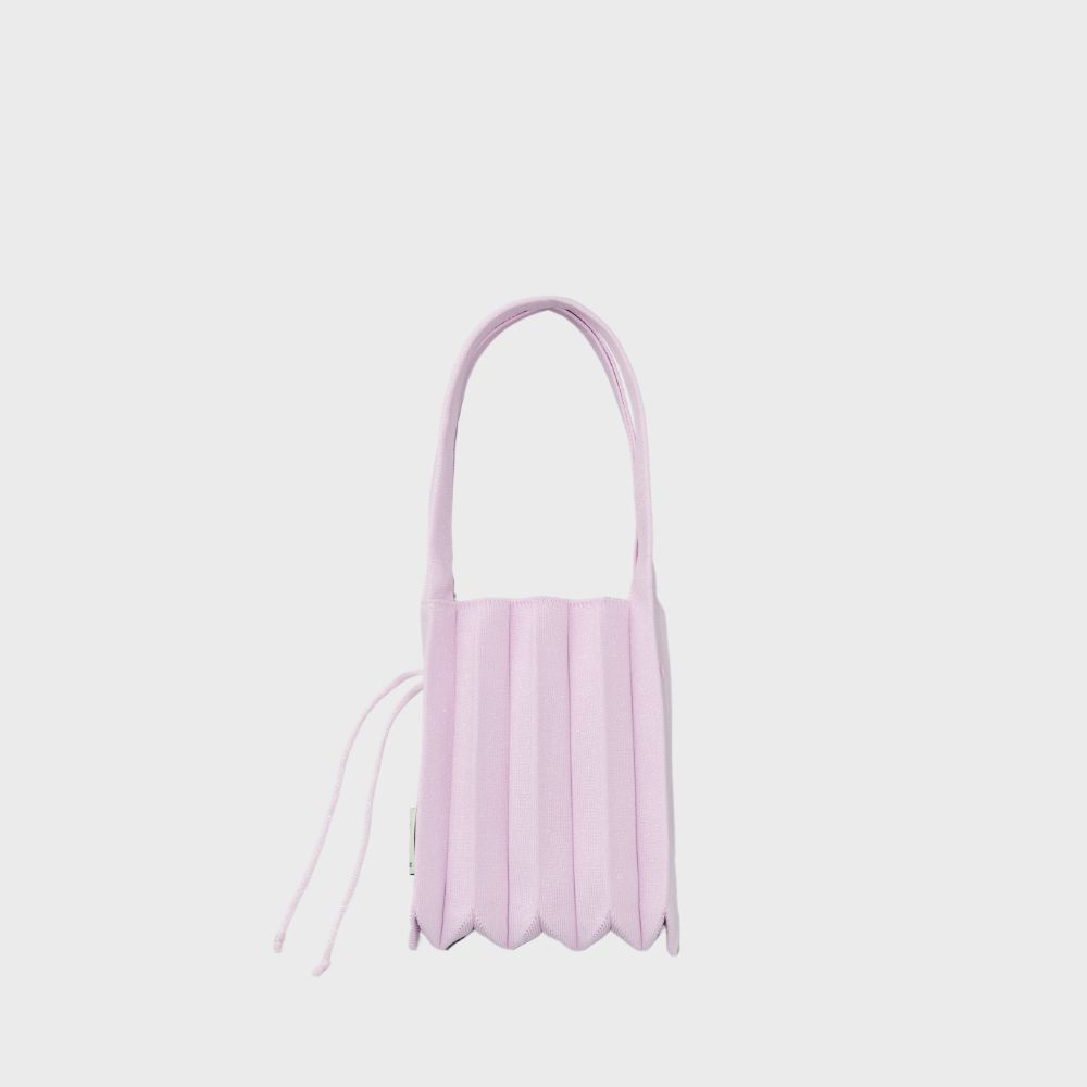 ラッキープリーツニットスターリー(S) ロザラインピンク