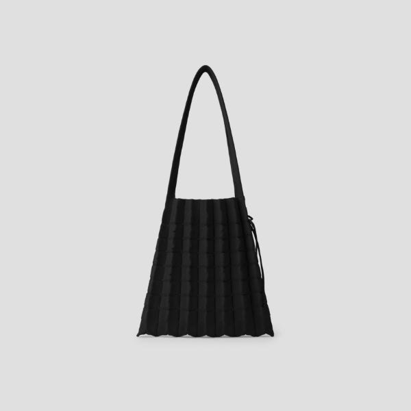 ラッキープリーツニットフィオーリ(M) リッチブラック