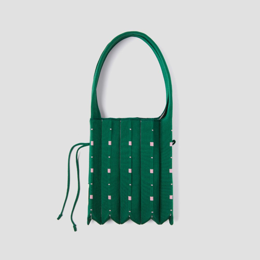 ラッキープリーツニットグリッド(S) カクタス