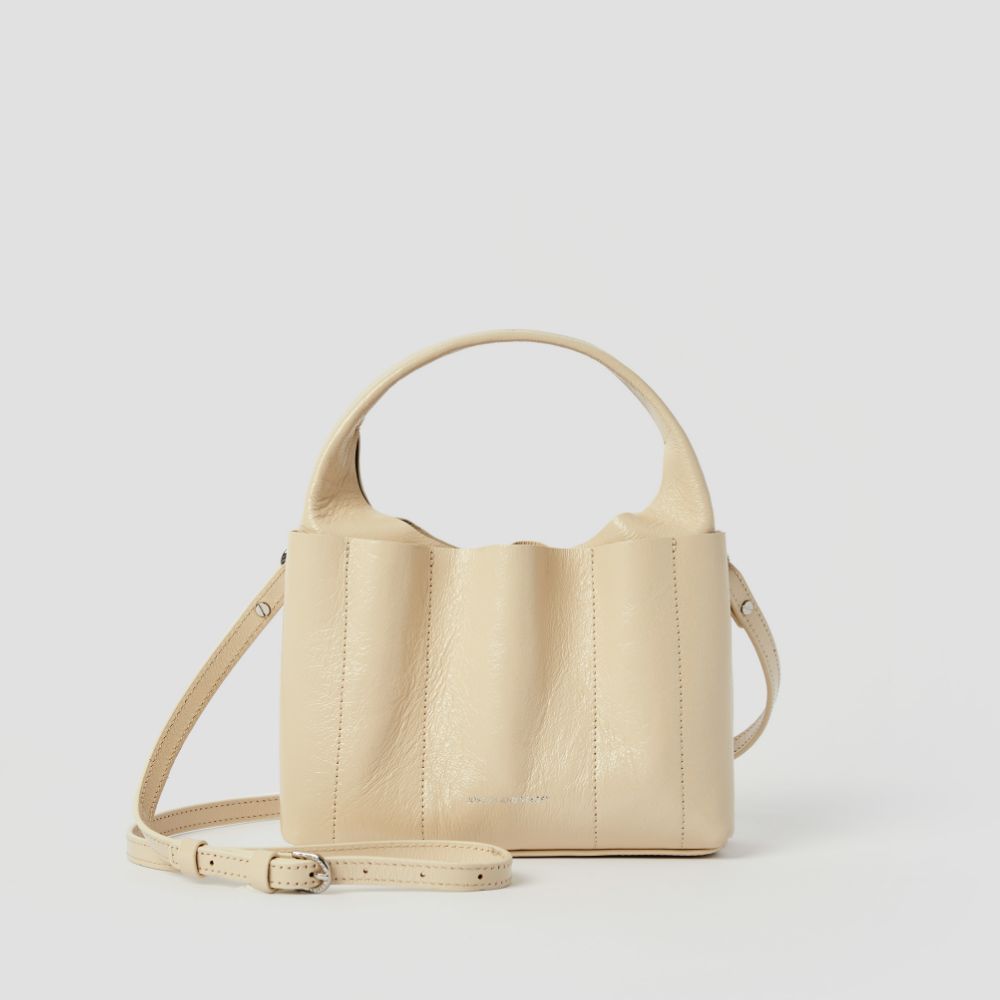 ラッフルトートバッグ タピオカ