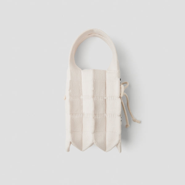 ラッキープリーツニットミ二クロスフィオーリ クリームホワイト