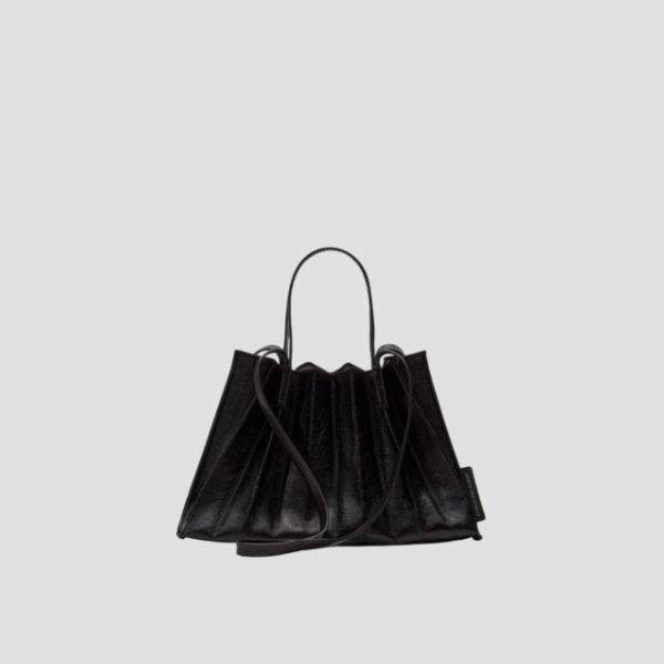 ラッキープリーツキャンバスコーテッド(S) マットブラック