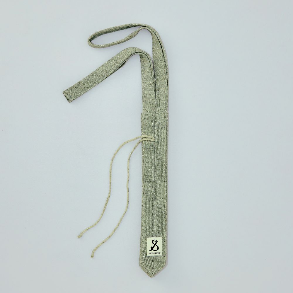 ラッキープリーツニットスターリー(M) ポンドグリーン