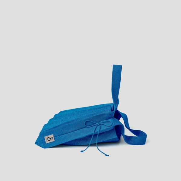 ラッキープリーツニットスターリー(L) ウォーターフォールブルー