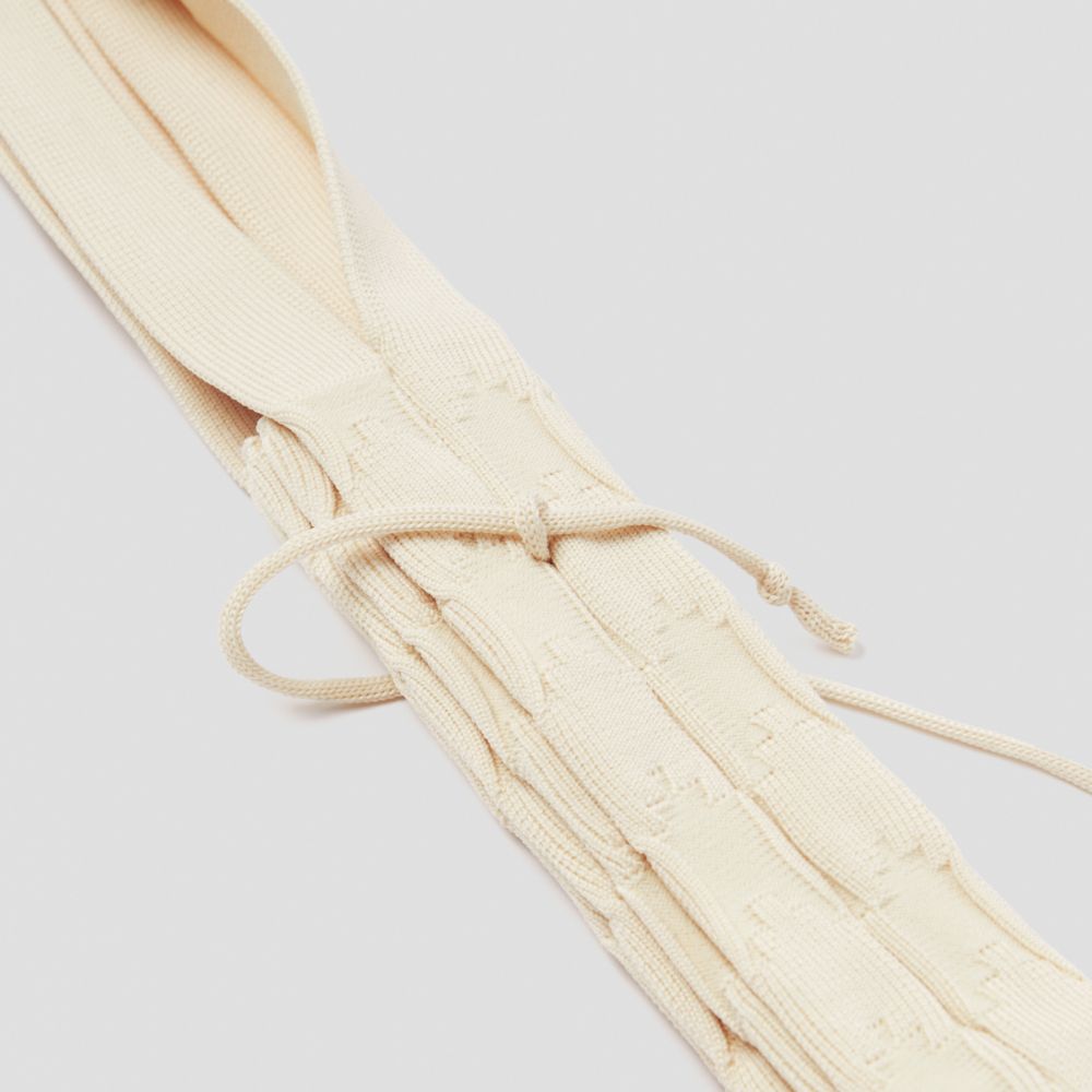 ラッキープリーツニットプレッツェル(S) バニラ