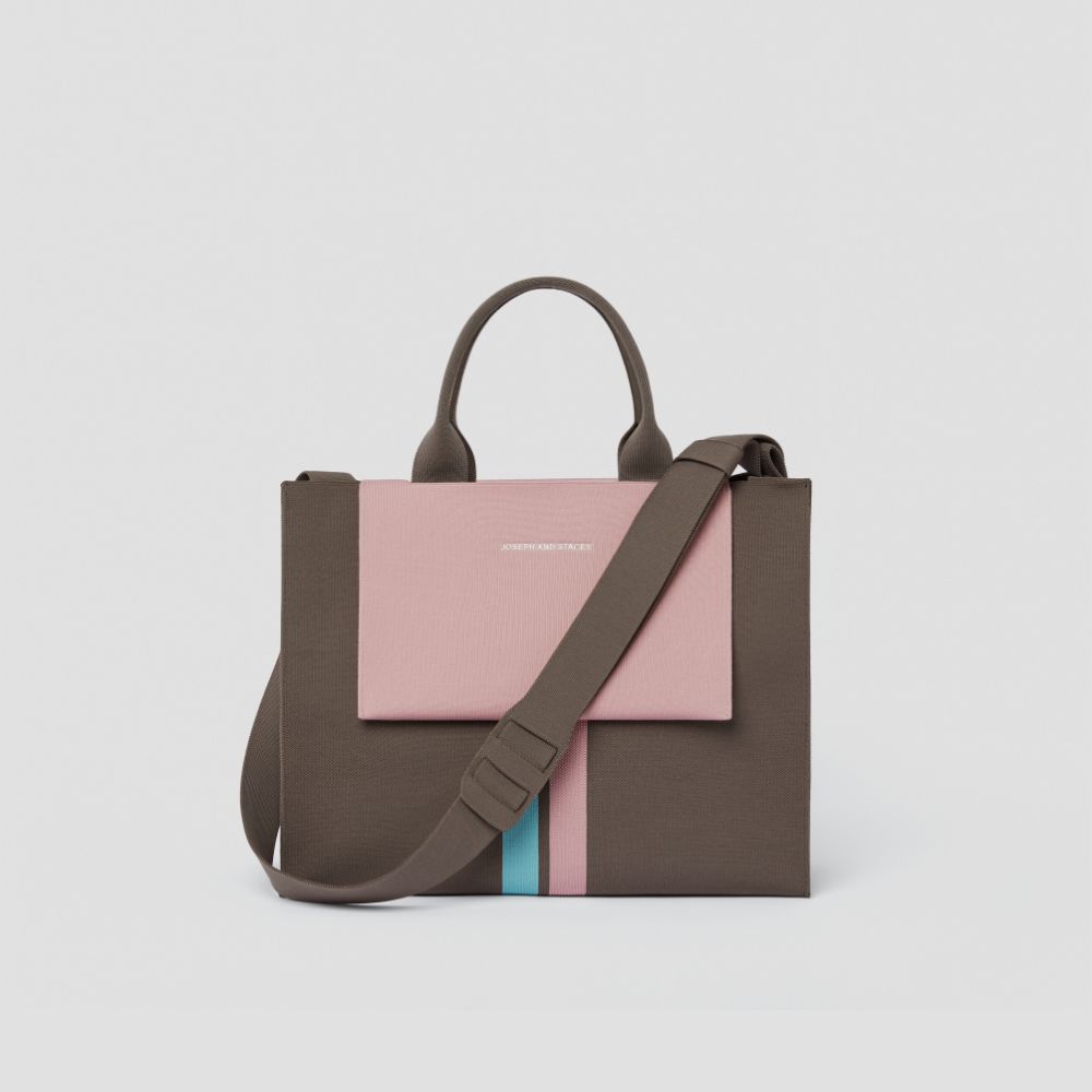 LPKラティスニット(L)フラップポケット ウォームピンク