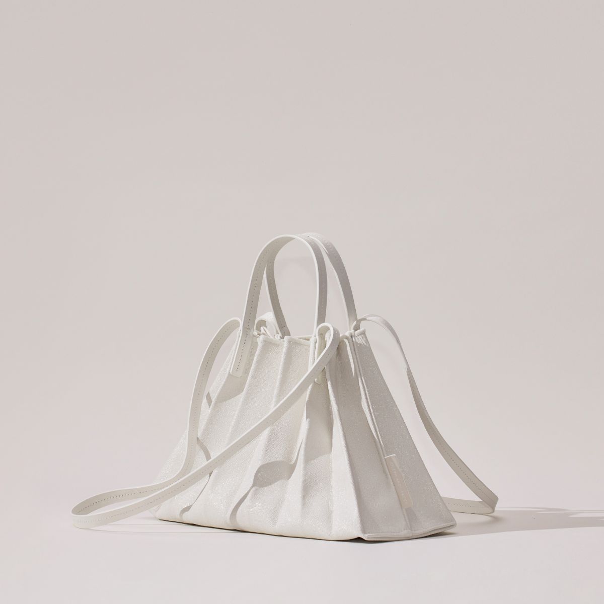 ラッキープリーツキャンバスコーテッド(S) クリーム