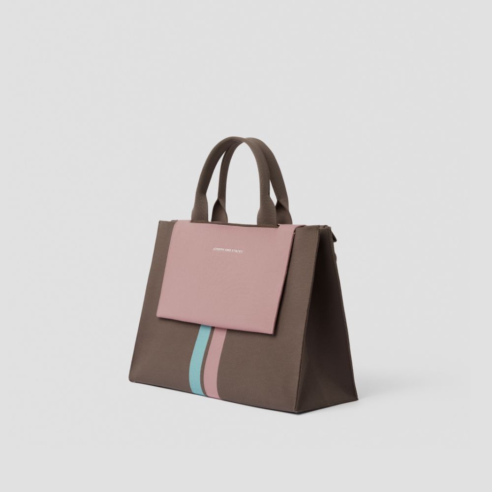 LPKラティスニット(L)フラップポケット ウォームピンク