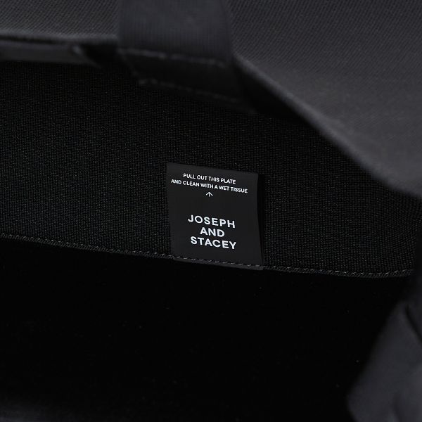 ラッキープリーツニットラティスニットトートバッグ(L) リッチブラック