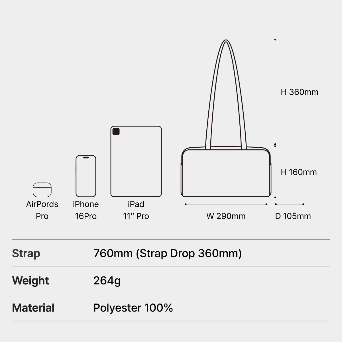 JAS Box Bag ブラック