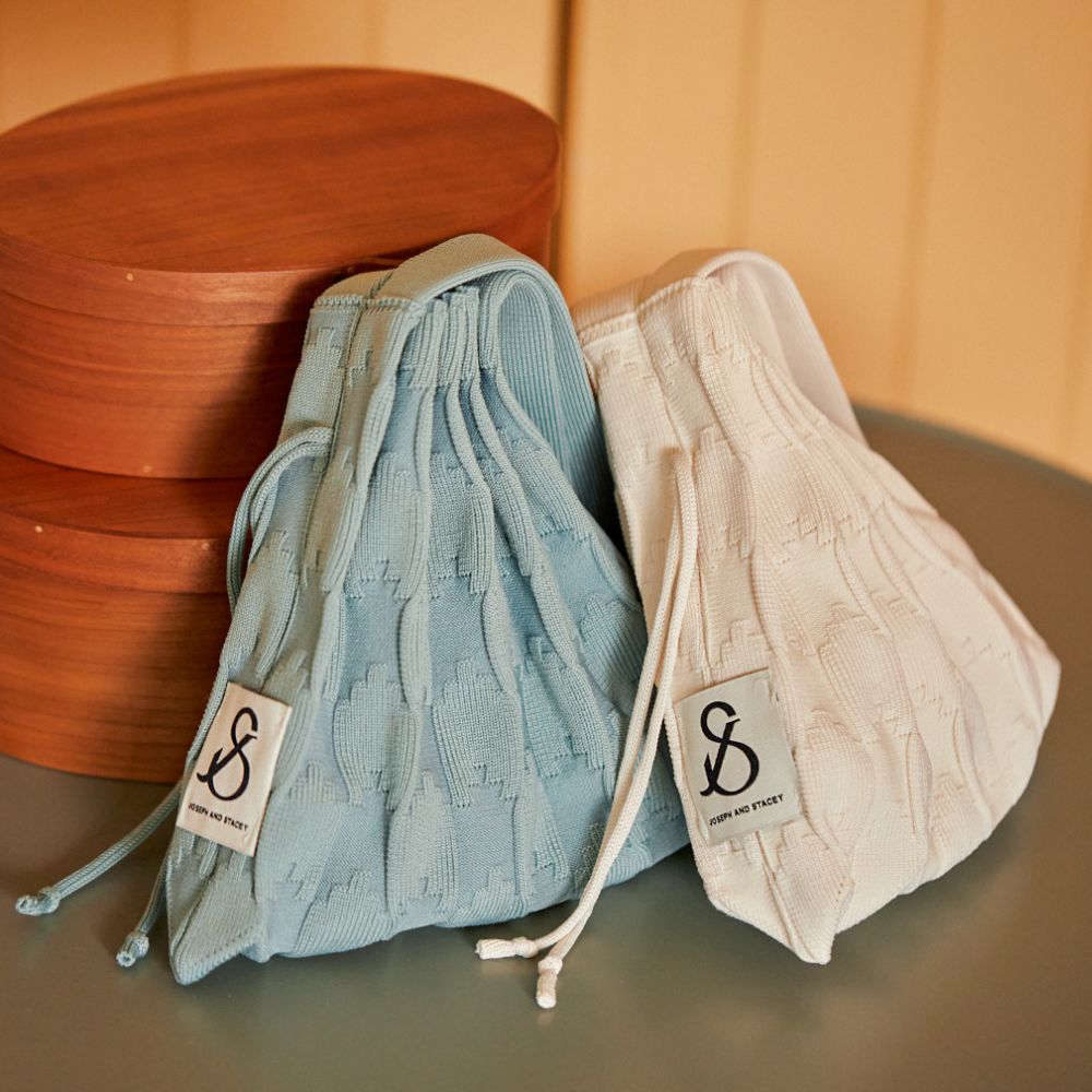 ラッキープリーツニットプレッツェル(S) バジル