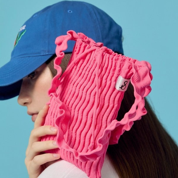 ブロウフロー ニットフリル (S) トロピカルピンク