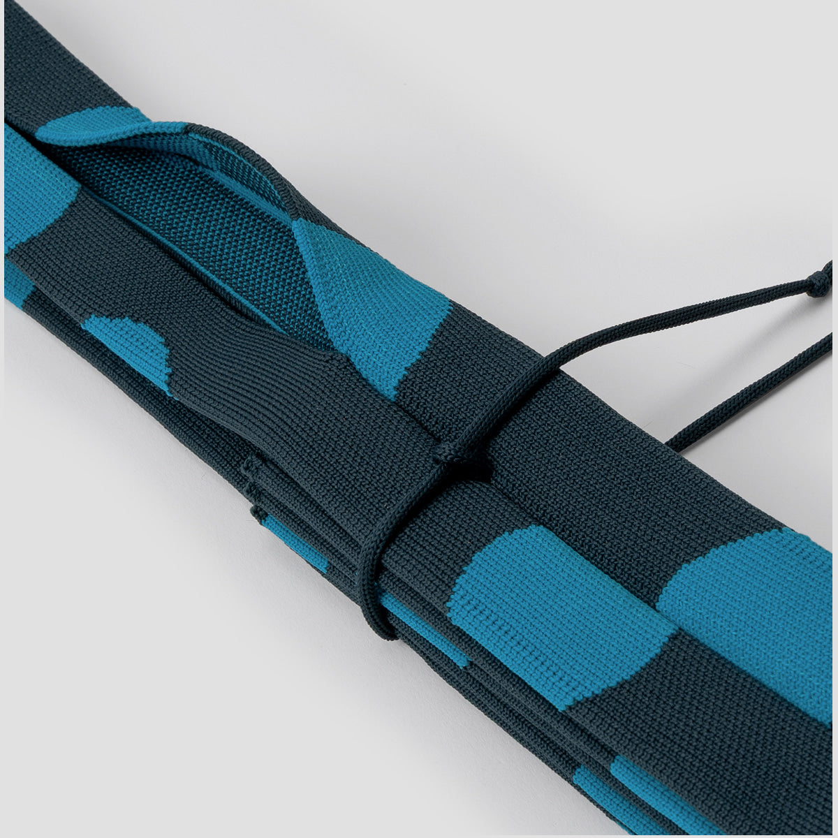 ラッキープリーツニット S ドット ディープオーシャン