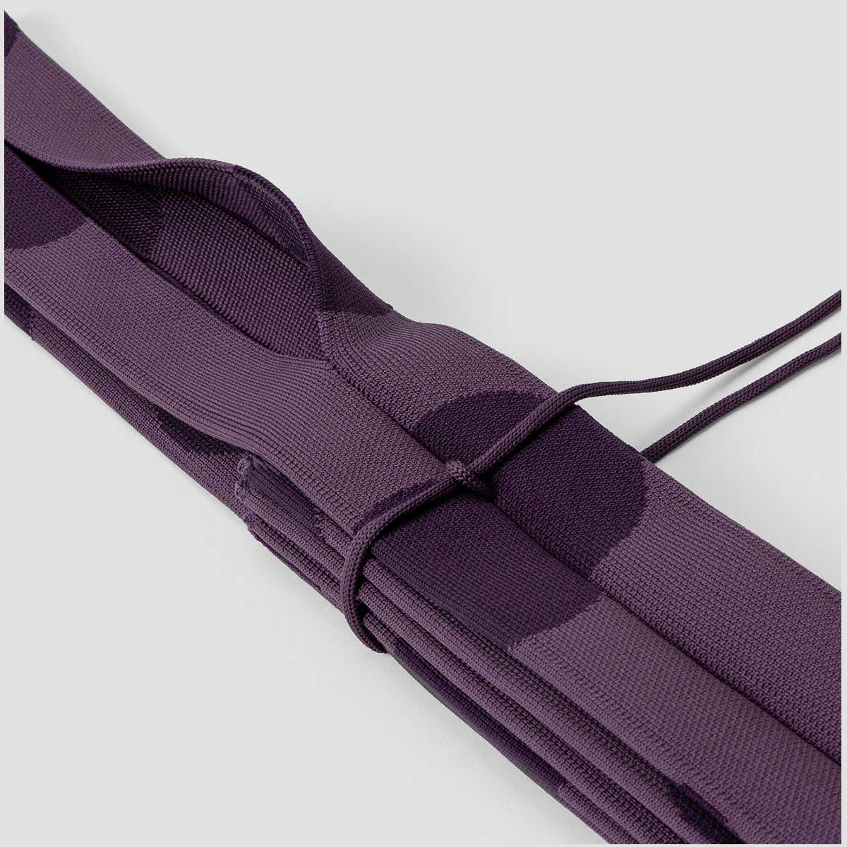 ラッキープリーツニット L ドット グレープワイン