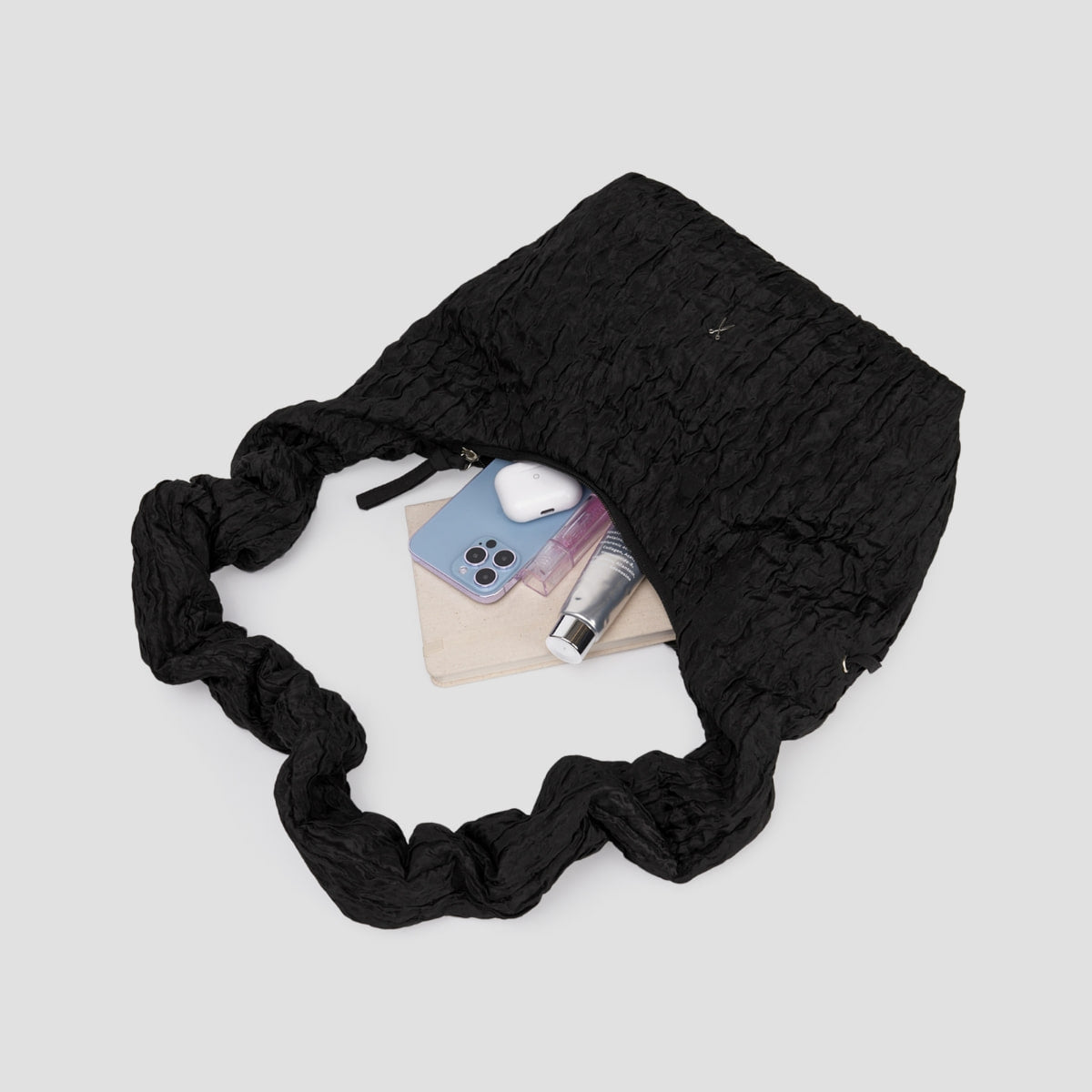 デイリーシャーリング クリンクルド<br>クロスボディバッグ