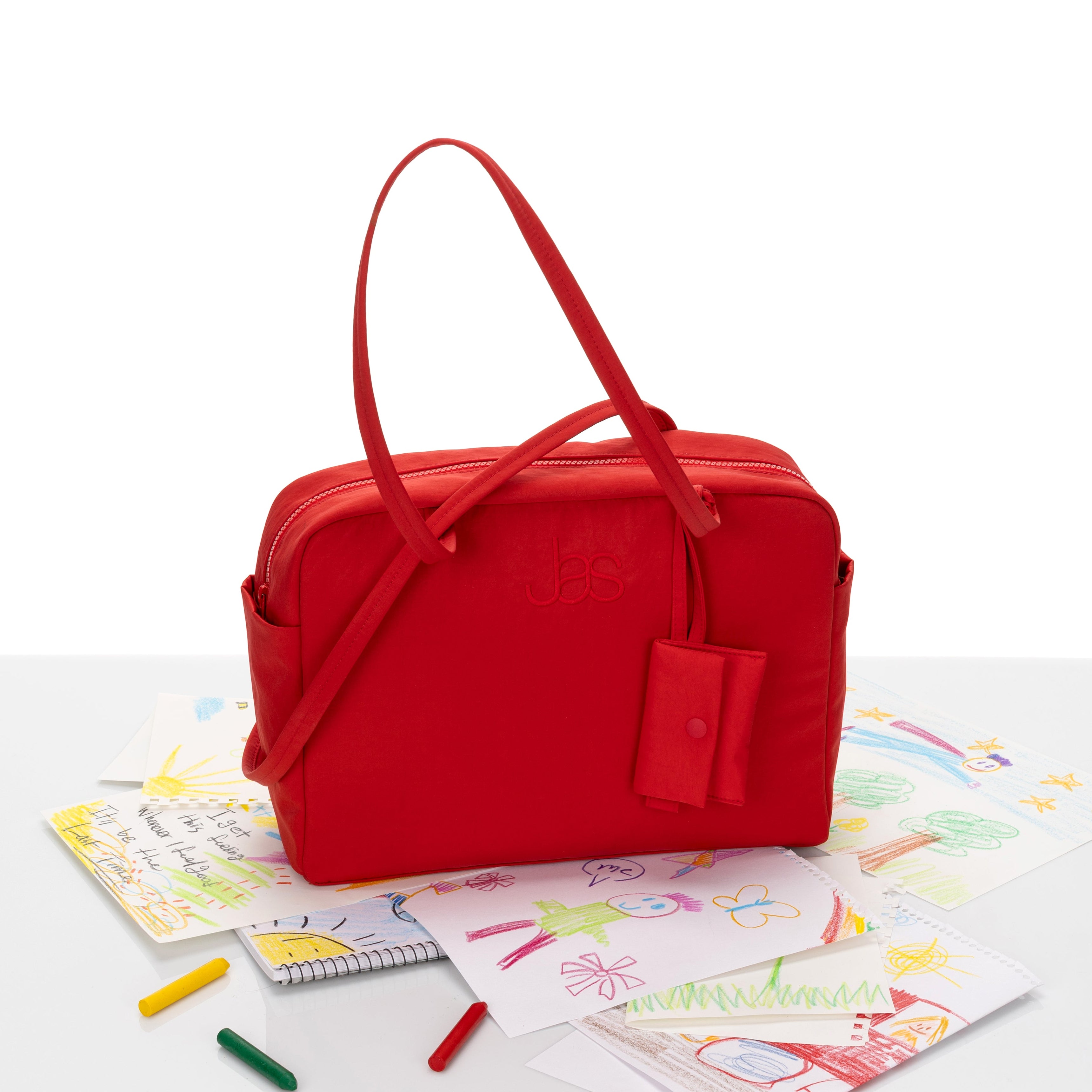 JAS Box Bag M カードキーリング セット レッド