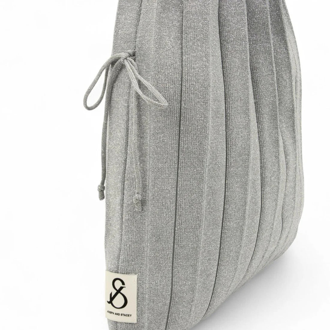 ラッキープリーツニットスターリー(M) プラチナ