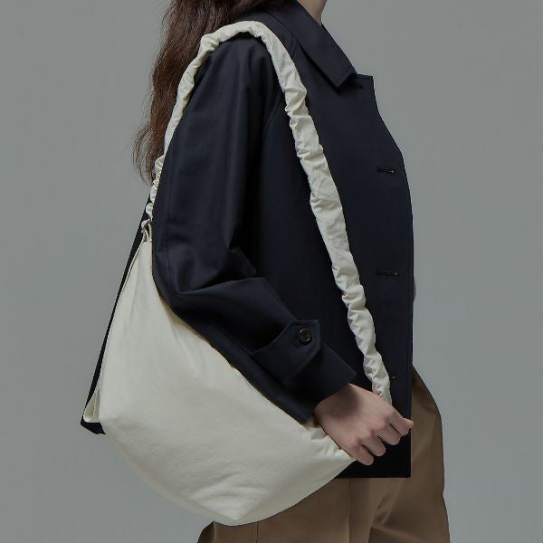 デイリーシャーリングバッグ(M)クリーム