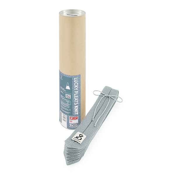 ラッキープリーツニットスターリー(M) ダスティブルー