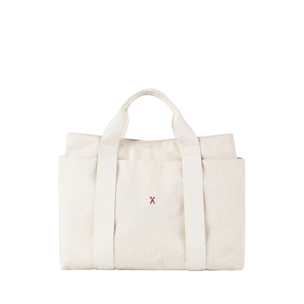 ステイシーデイトリップ トートキャンバス(M) アイボリー_アイボリー