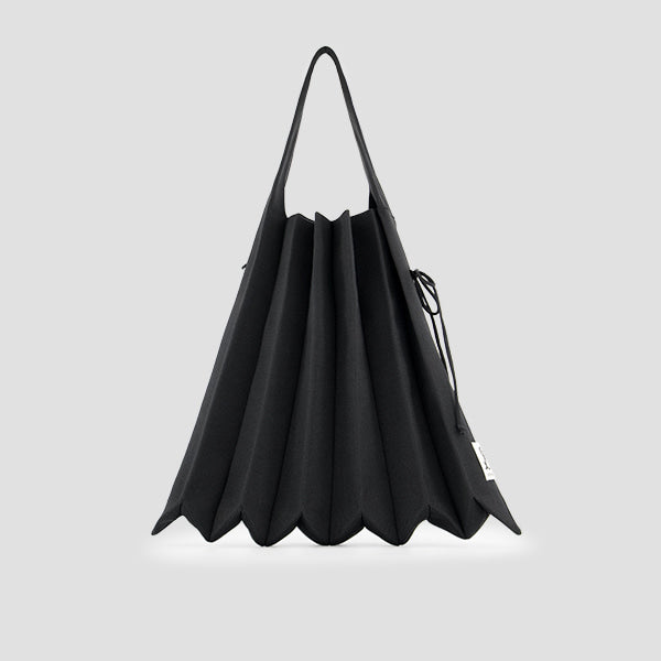 ラッキープリーツニット(L) リッチブラック