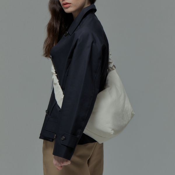 デイリーシャーリングバッグ(M)クリーム