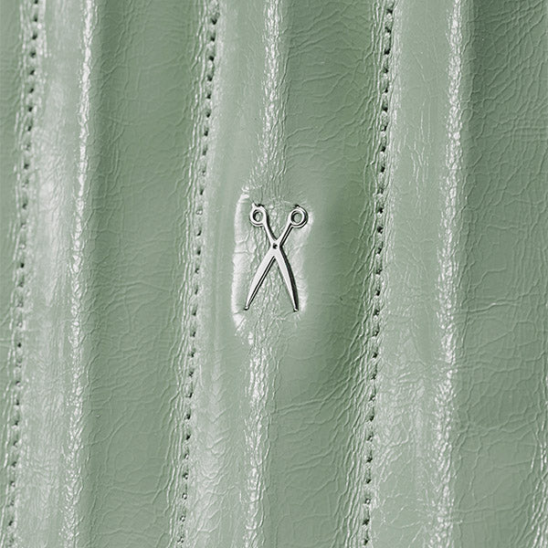 ラッキープリーツフォンバッグ アイスバーググリーン