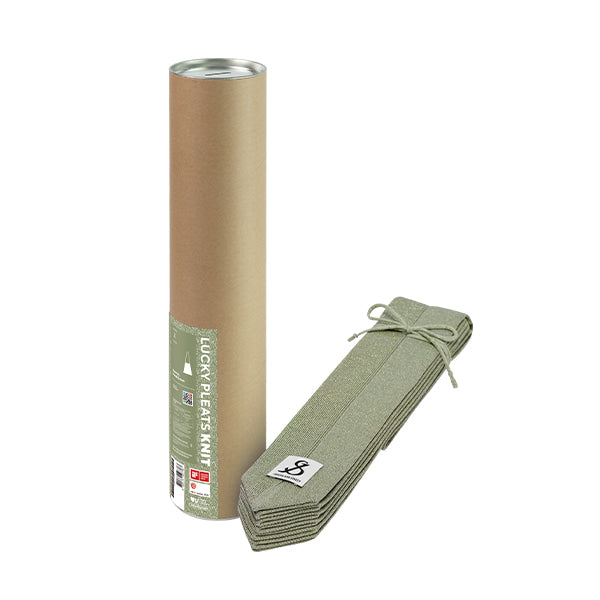 ラッキープリーツニットスターリー(L) ポンドグリーン