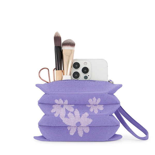 ラッキープリーツポーチ(S)デイジー ベリーペリ