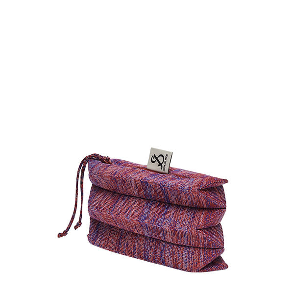 ラッキープリーツポーチ(S) ボヘミアンアイリスパープル