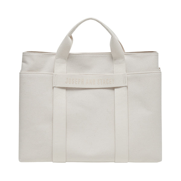 ステイシーデイトリップ トートキャンバス(L) アイボリー