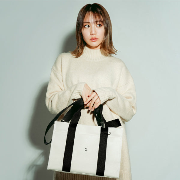 ステイシーデイトリップ マルチ キャリーバッグ(M) アイボリー