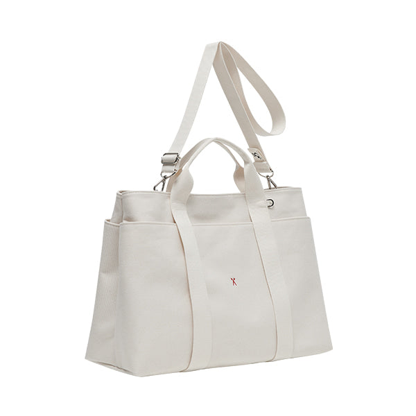 ステイシーデイトリップ トートキャンバス(L) アイボリー