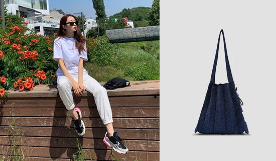 【アイドル・9Musesのキョンリ】インスタグラム @gyeongree _ Lucky Pleats Knit S _ Starry Navy