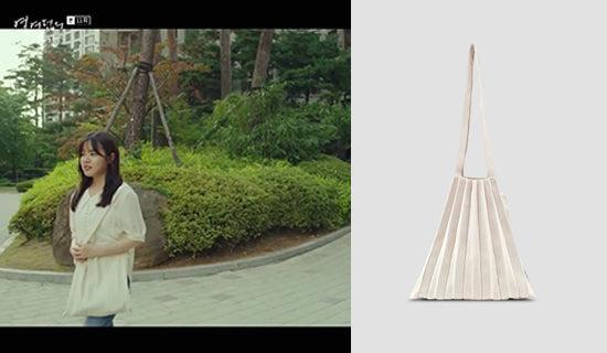【女優 キム・ヒャンギ】JTBC「十八の瞬間 10話」Lucky Pleats Knit M Vanilla