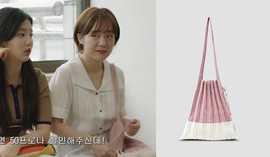 【女優 ソ・ジュヨン】KT WEB DRAMA「8話」Lucky Pleats Knit M Strawberry Milk