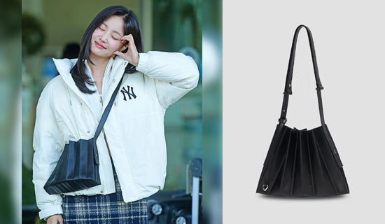 【アイドル MOMOLAND ヨヌ】Modern Pleats S Black