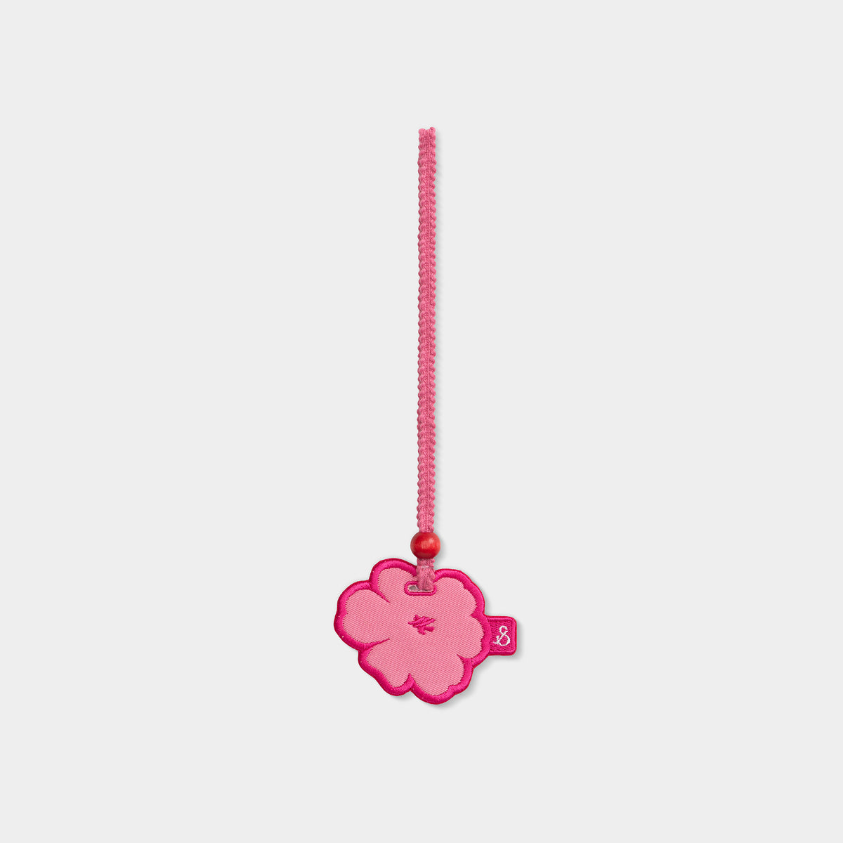 アロハ ストラップキーリング トロピカルピンク
