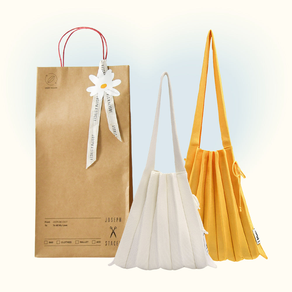 [Gift Set] ラッキープリーツニット S+M  ソリッド