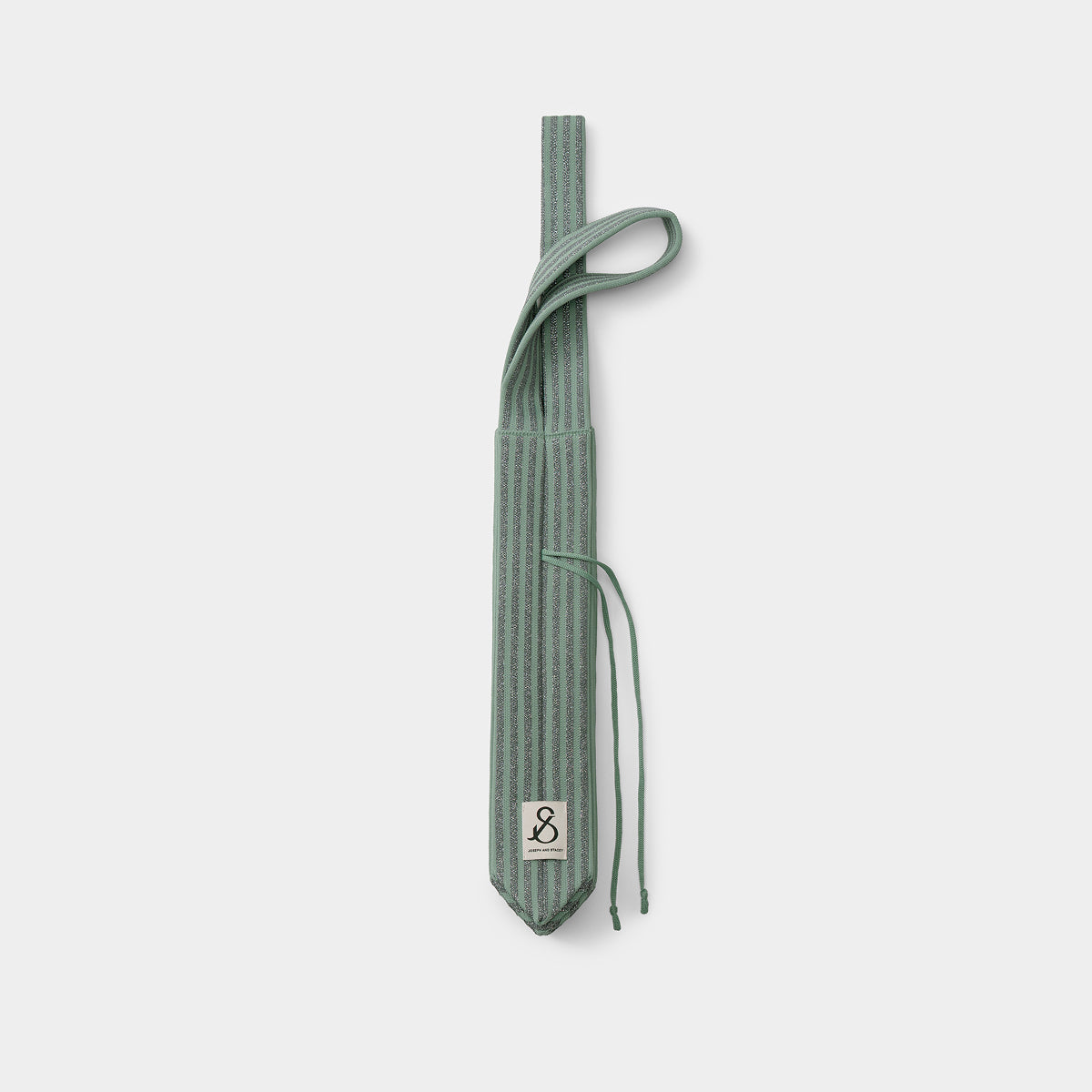 Lucky Pleats Knit L Stripe Basil