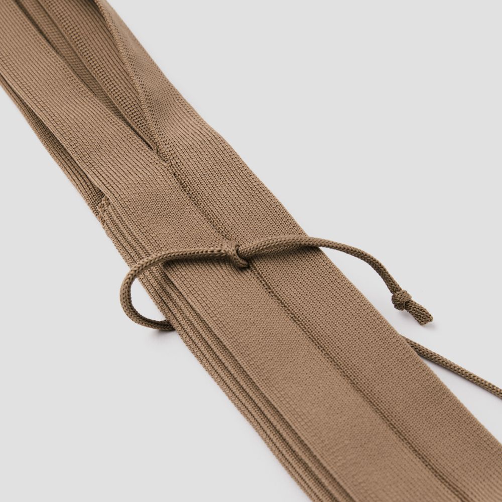 ラッキープリーツニット(S) メルティングチョコ