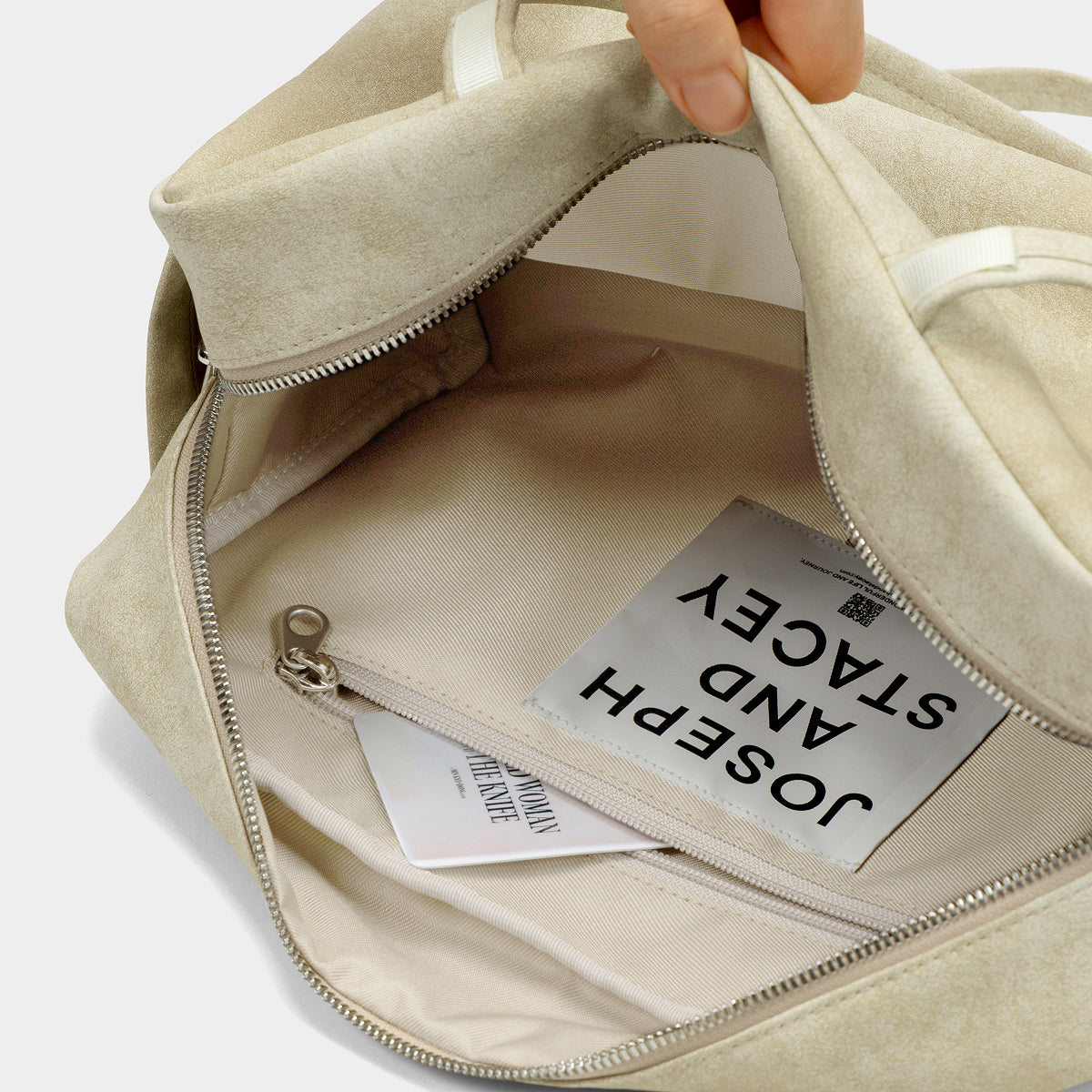 JAS Box Bag クリーム