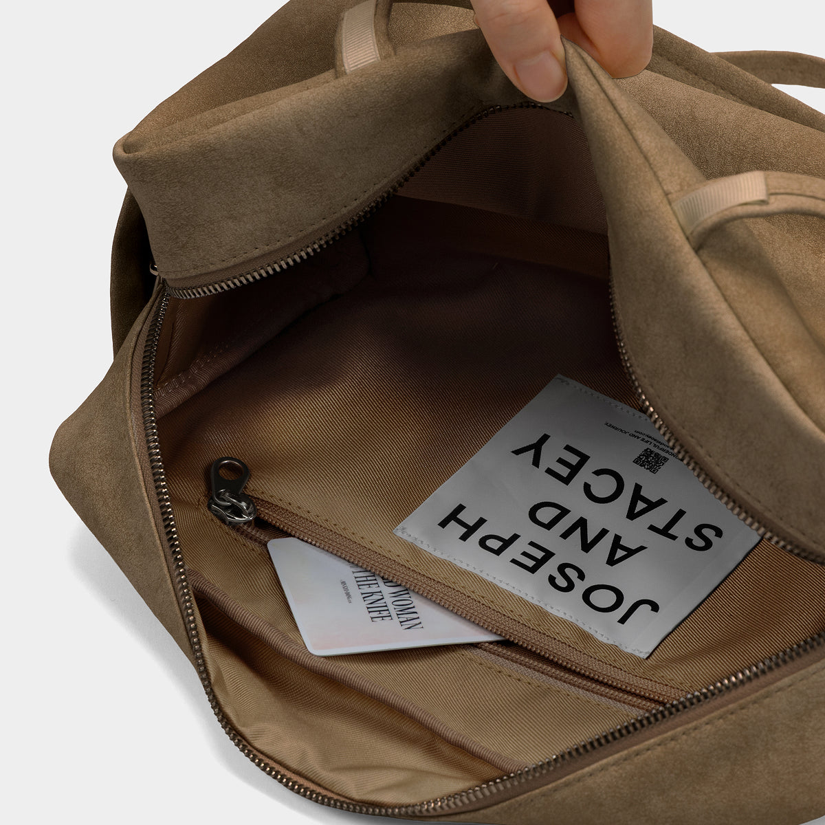 JAS Box Bag ラテ