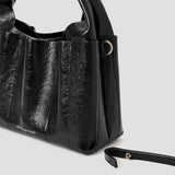 ラッフルトートバッグ グロッシーブラック