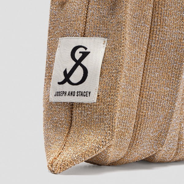 ラッキープリーツニット スターリー ワインバッグ シャンパーニュ