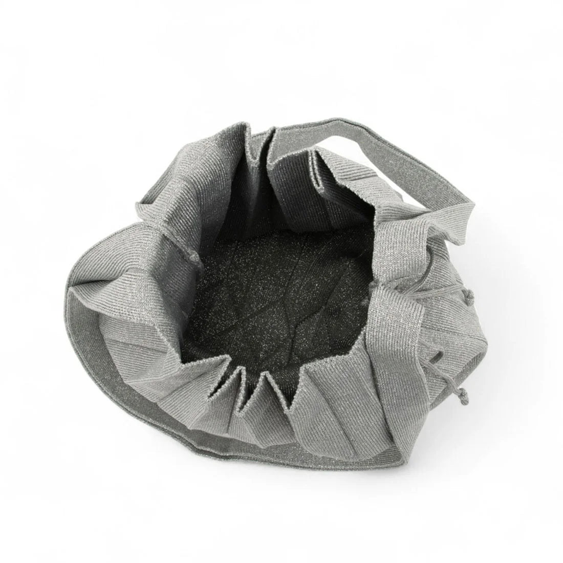 ラッキープリーツニットスターリー(M) プラチナ