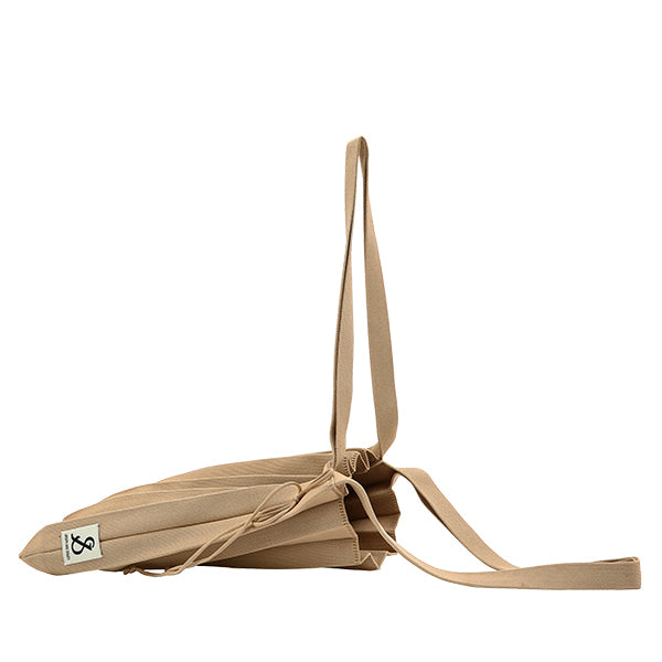 ラッキープリーツニット(M) ヘーゼルナッツベージュ